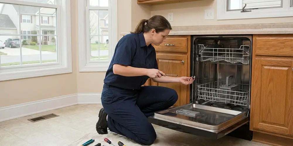 Dishwasher Latch Replacement in Arlington, MA